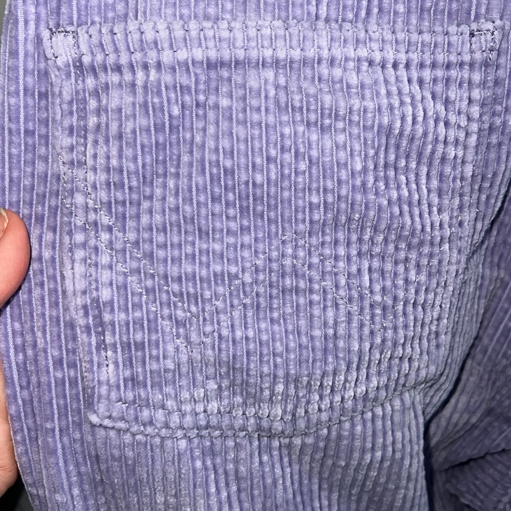 Wrangler lavender Corduroy Pleated Barrel Pant 28x28 - Picture 6 of 17